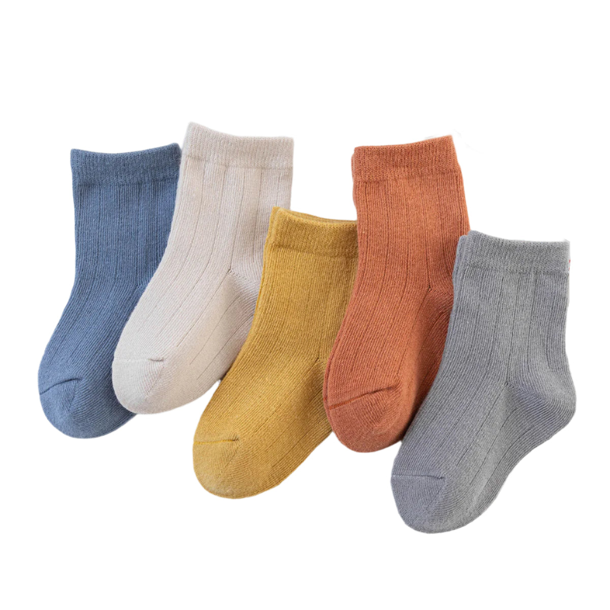 5 Pairs Kids Striped Socks