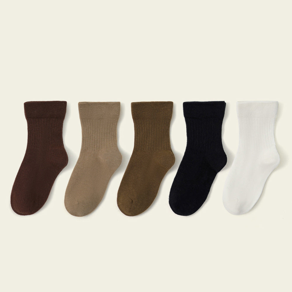5 Pairs Kids Striped Socks