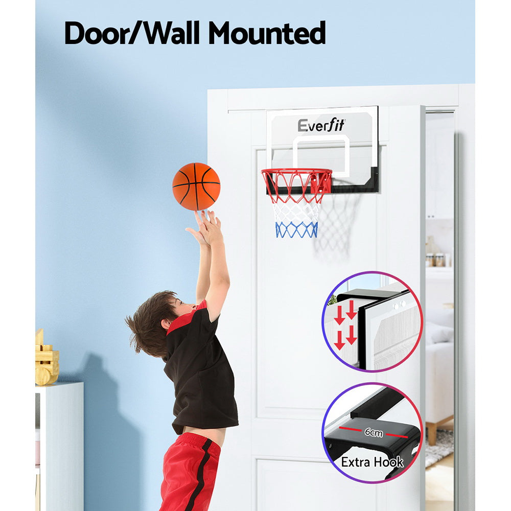 23" Mini Basketball Hoop – Wall & Door Mounted