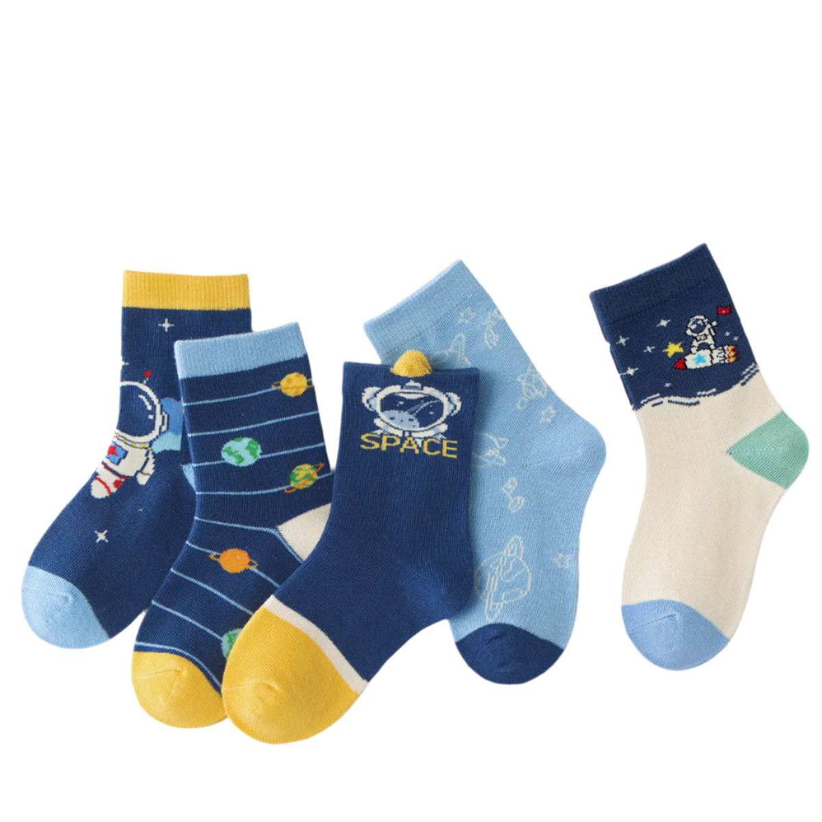 Cartoon Pattern Kids Crew Socks
