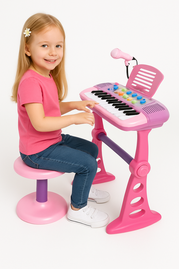 Children's Electronic Keyboard with Stand