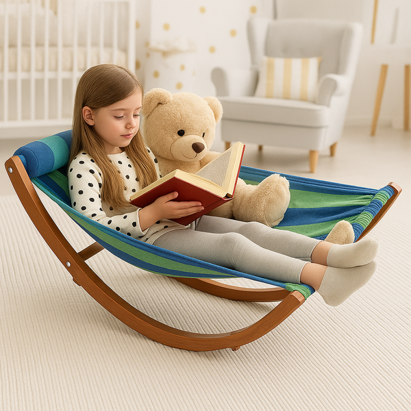 Gardeon Kids Hammock Chair Swing Bed Children with Pillow