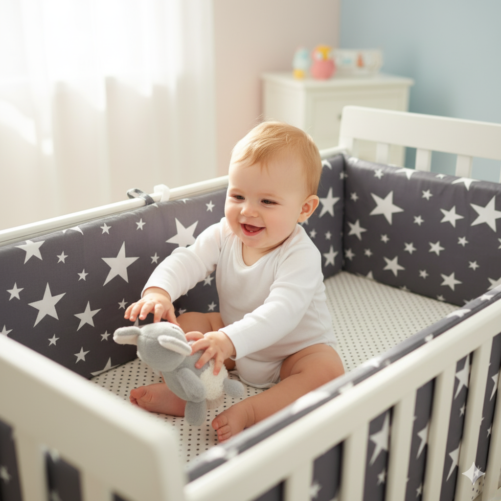Baby Bed Thicken Cot Bumper