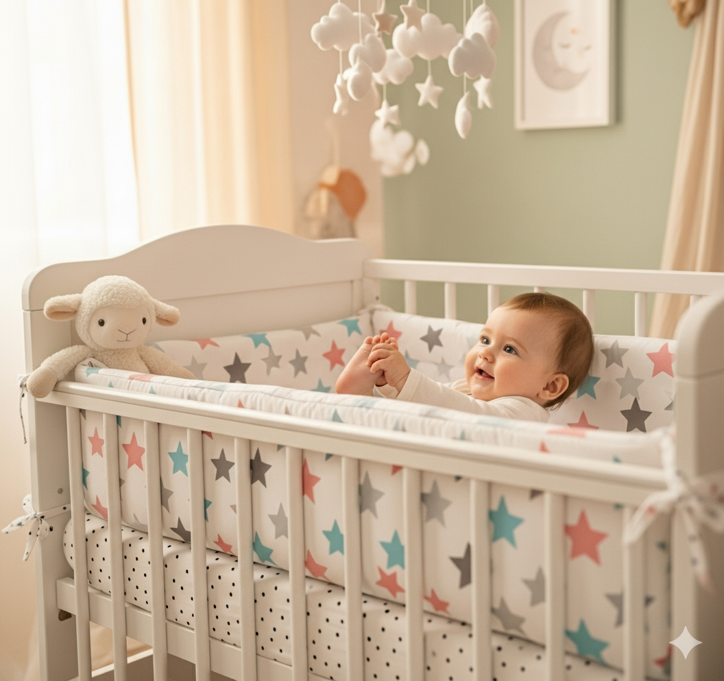 Baby Bed Thicken Cot Bumper
