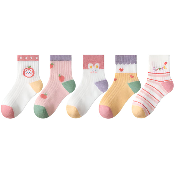Girl's Cartoon Rabbit Socks