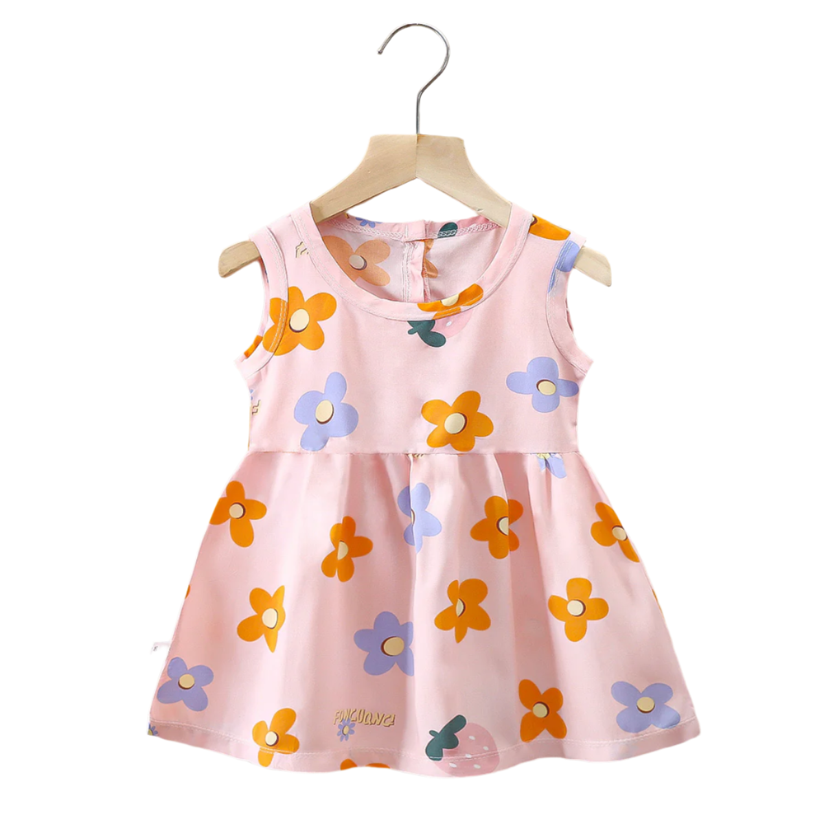Girls Cotton Summer Party Dress