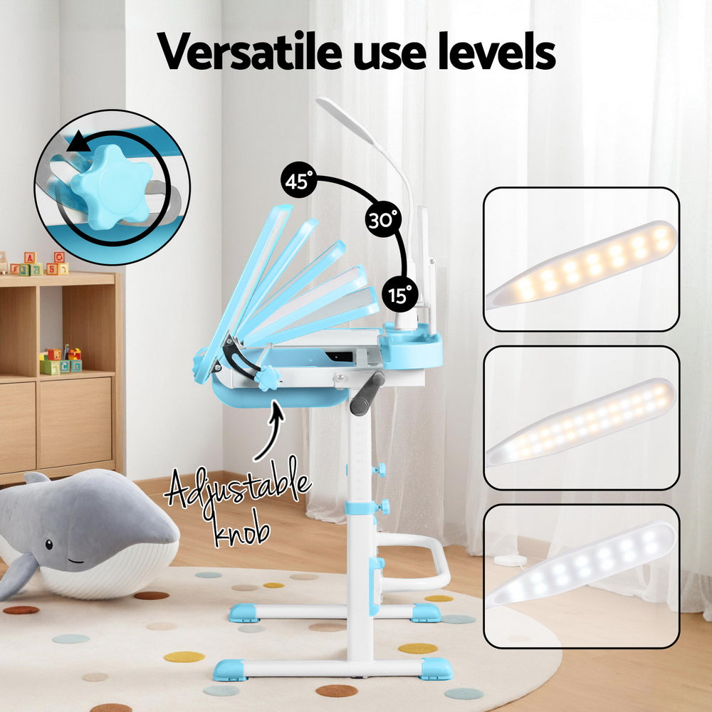 Adjustable Kids Study Desk and Chair Set