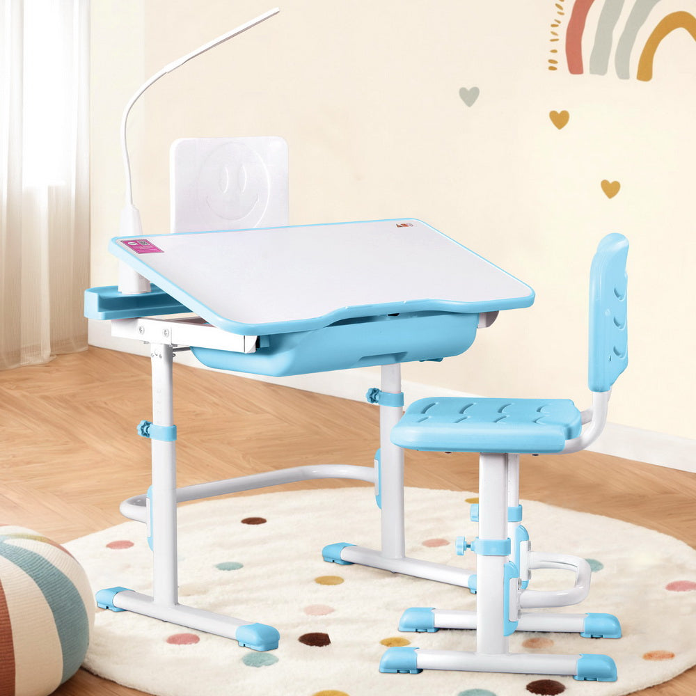 Adjustable Kids Study Desk and Chair Set