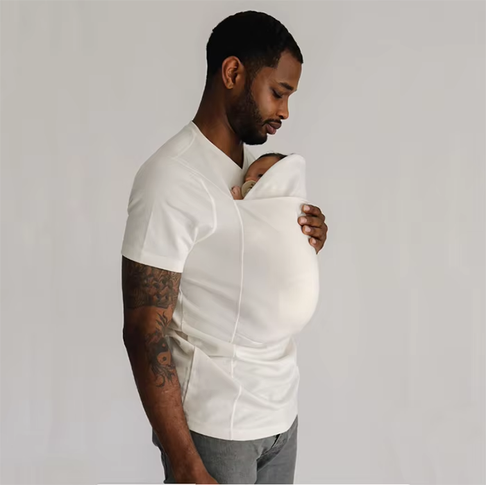 Kangaroo Pocket T-shirt Hands-Free Baby Carrier