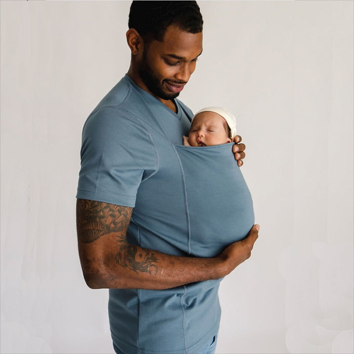Kangaroo Pocket T-shirt Hands-Free Baby Carrier