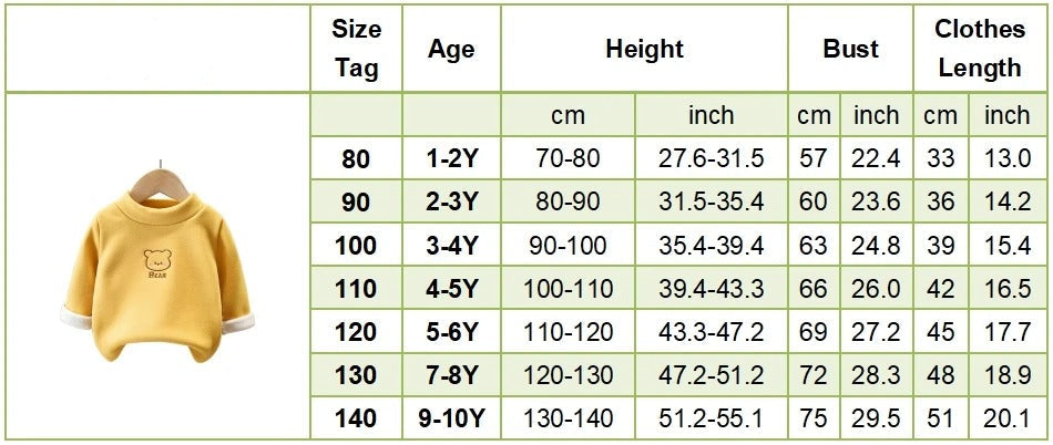 Kids Cute Fleece Sweatshirt