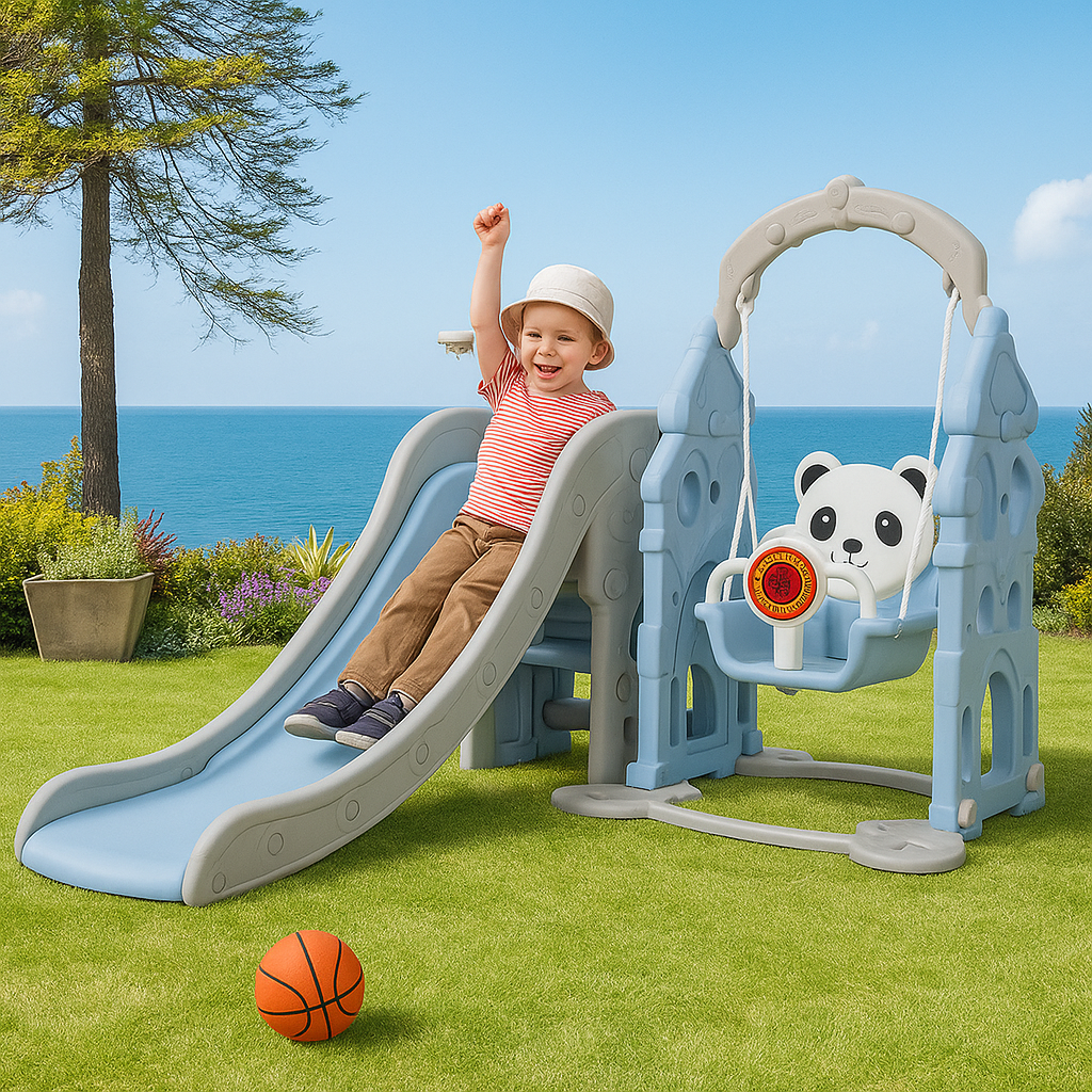 Kids Slide Swing Set