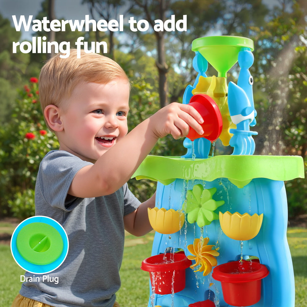 Kids Sand and Water Table Waterfall Wall
