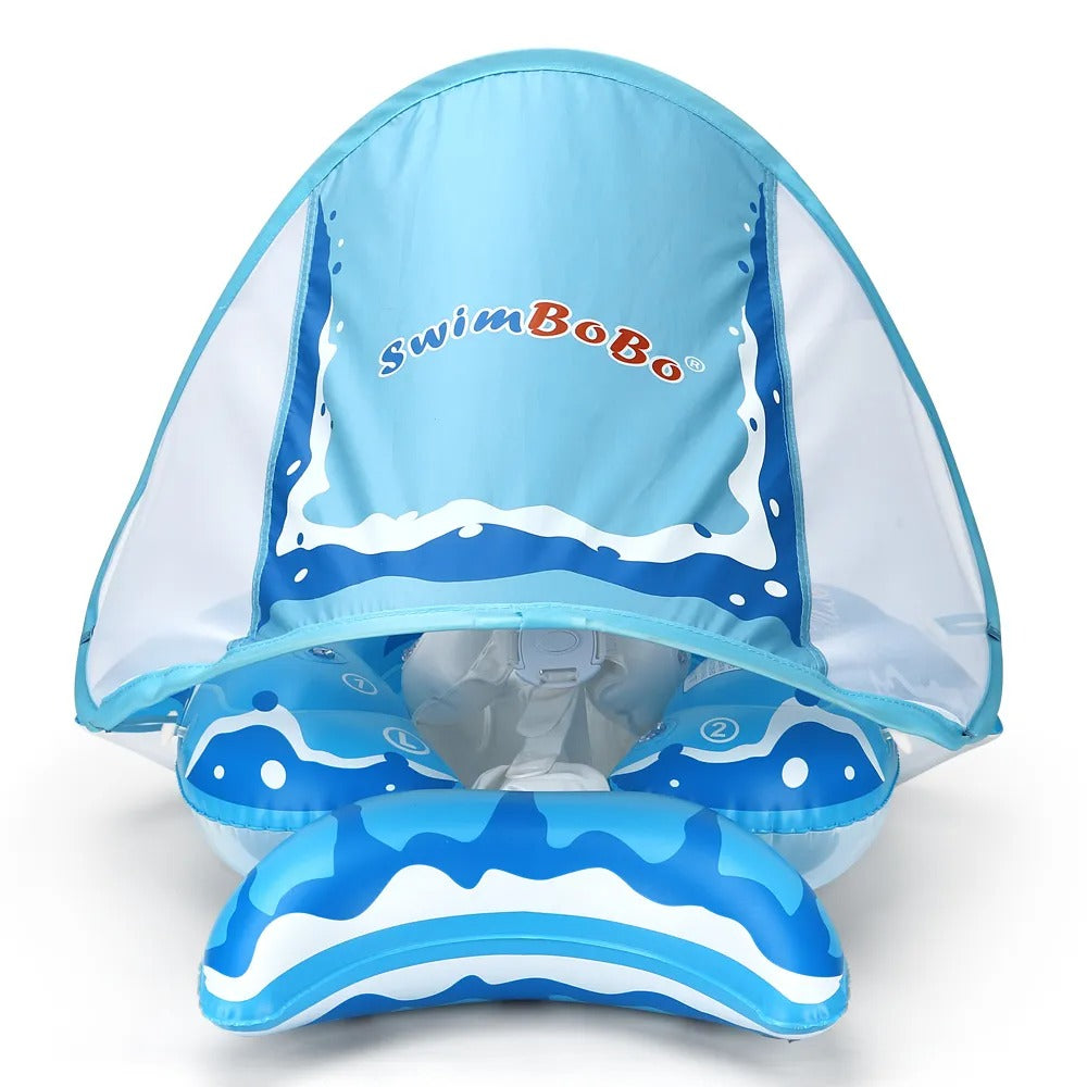 Baby Swimming Float Ring Inflatable with Canopy – Little Infants AU
