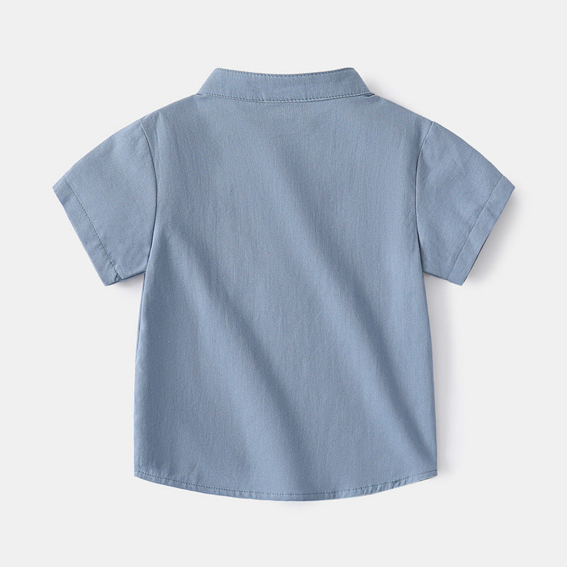 Summer Boys V-Neck Polo Shirt