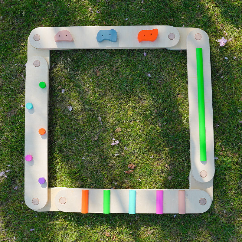 Wooden Sensory Balance Beam Set for Kids