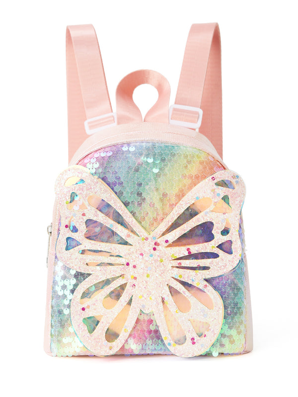 Glitter Butterfly Sequin Backpack