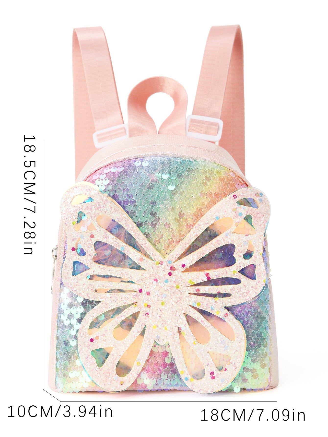 Glitter Butterfly Sequin Backpack