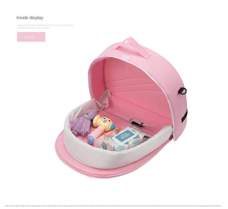 Portable Multi-Purpose Baby Bed and Diaper Backpack