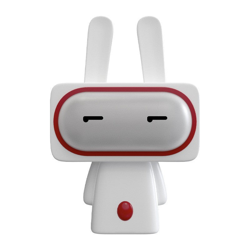 Squinting Cute Rabbit LED Night Light Kids Bedroom Bedside Lamp ...