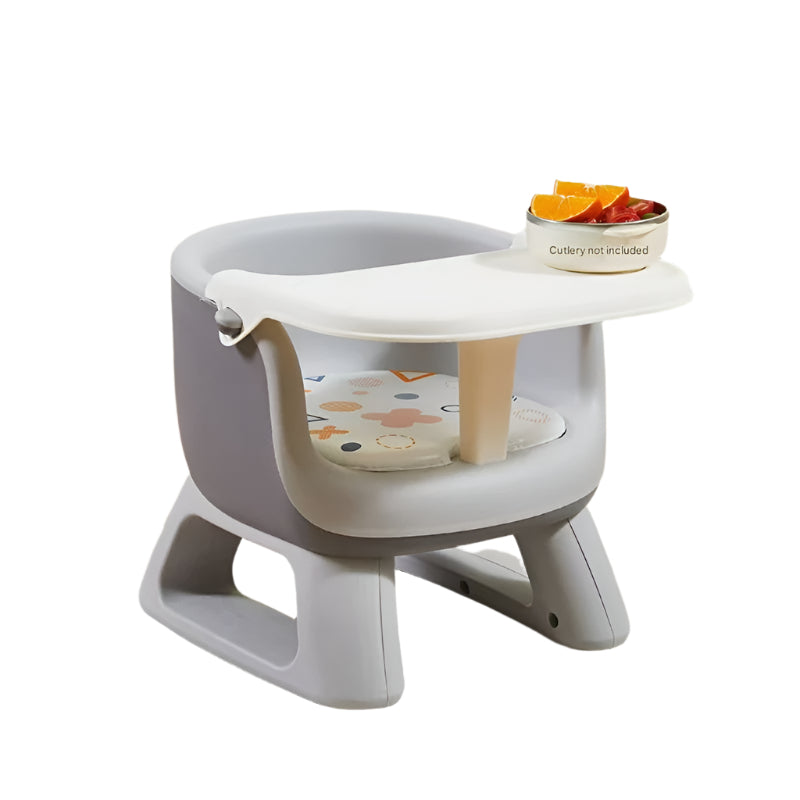 Baby Floor Seat & Booster Dining Chair with Removable Tray