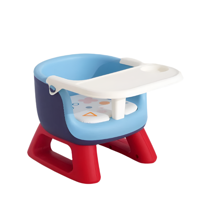 Baby Floor Seat & Booster Dining Chair with Removable Tray