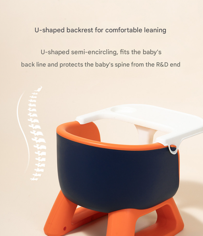 Baby Floor Seat & Booster Dining Chair with Removable Tray