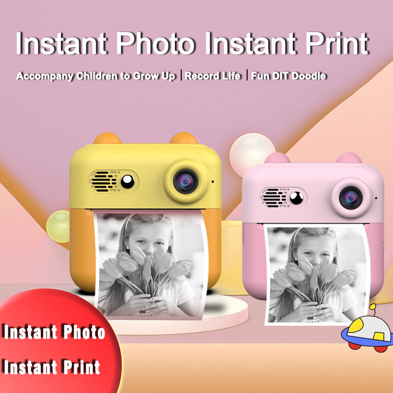 Kids Instant Print Digital Camera with 180° Flip Lens
