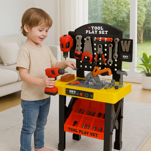 Workbench DIY Tools 54 Piece Children Role Play Toys