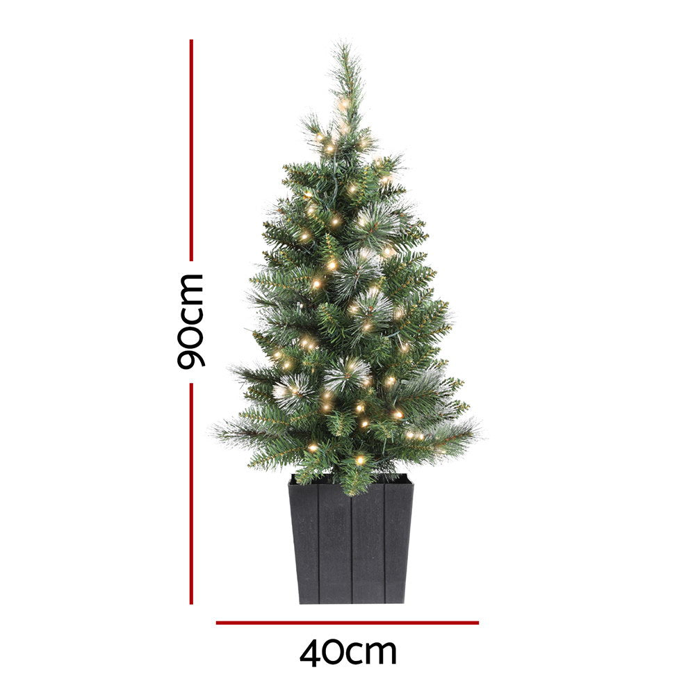 90CM Potted Christmas Tree