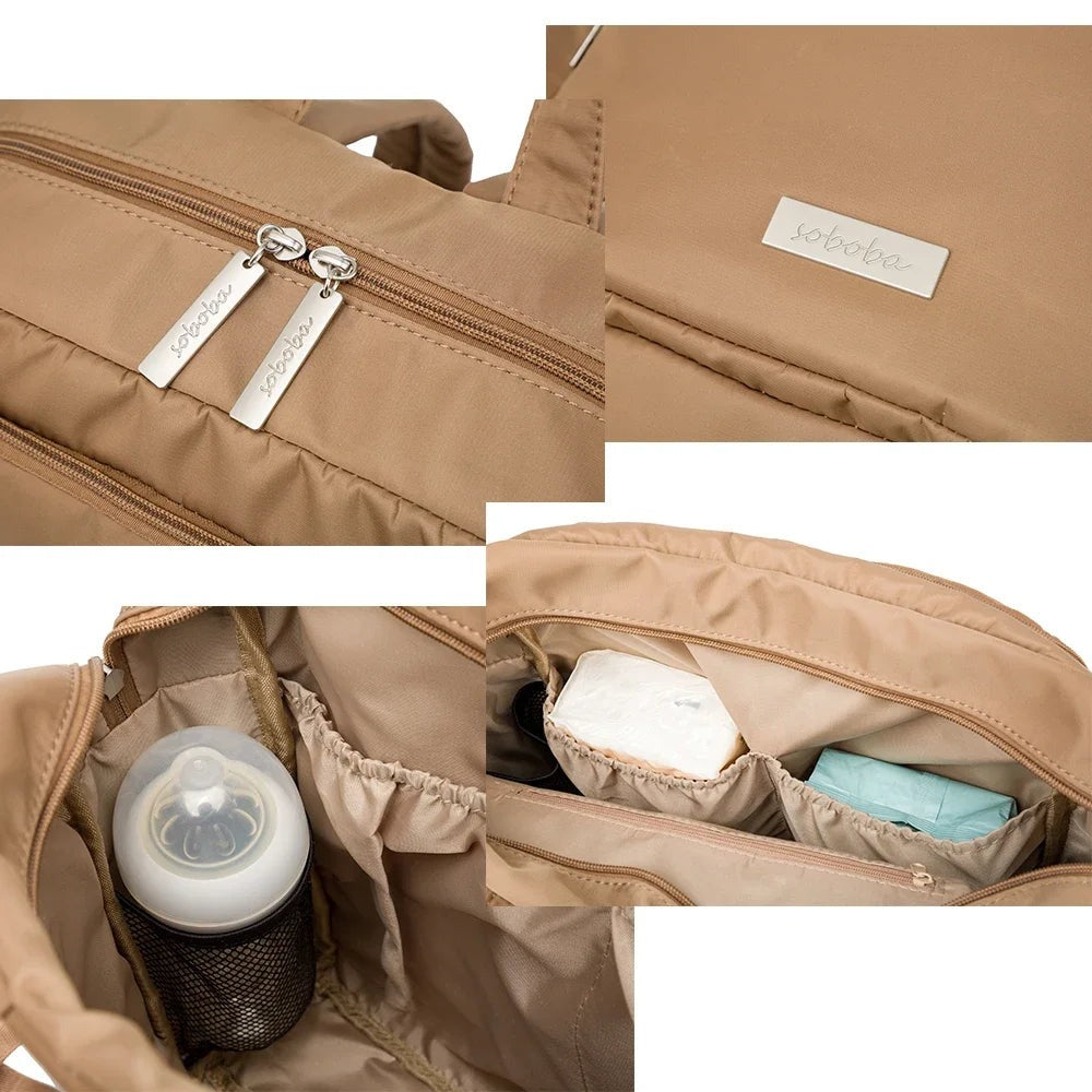 LuxeCarry Nappy Bag Backpack