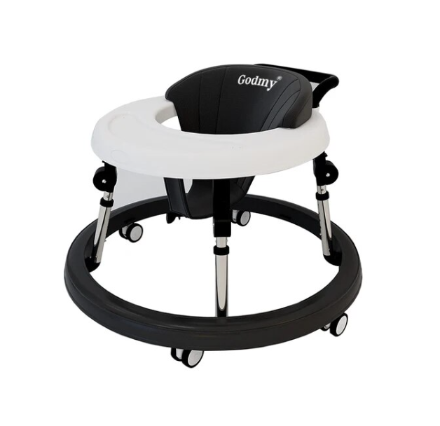 Foldable Multifunctional Anti Rolling Baby Walker Little Infants AU