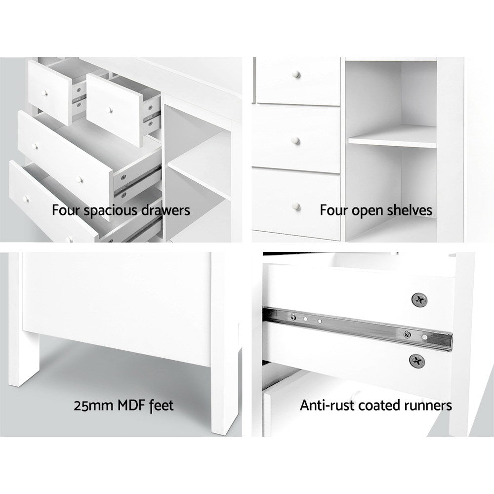 Baby Changing Table Diaper Station Drawers