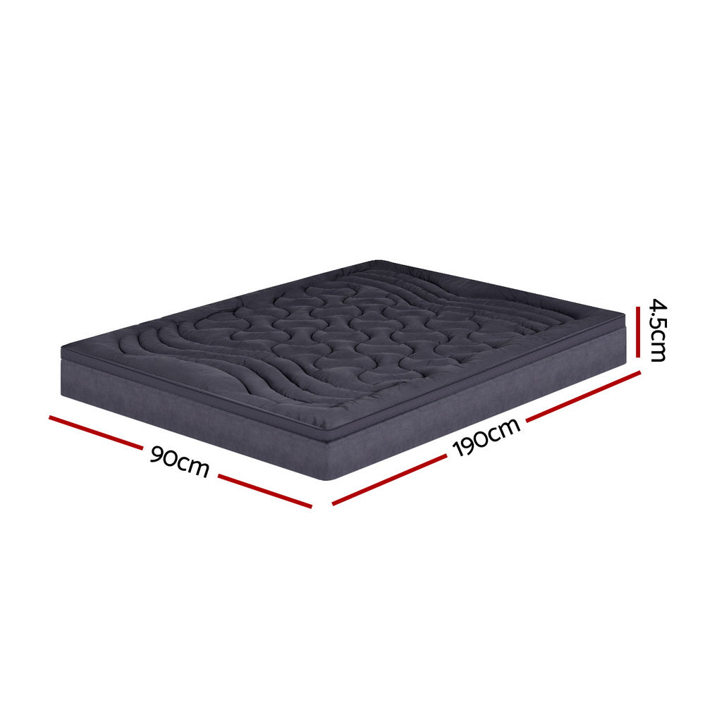 Giselle Bedding Mattress Topper Pillowtop 3-Zone Mat Pad